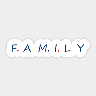 we are family Sticker